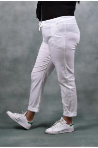 Летен панталон в бял десен /Универсален размер/ Модел: 1371