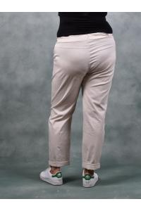 Летен панталон в светло бежов цвят /Универсален размер/ Модел: 1372
