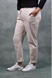 Летен панталон в светло бежов цвят /Универсален размер/ Модел: 1372