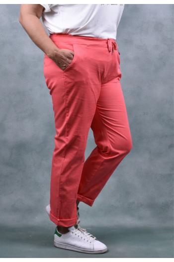 Летен панталон в цвят корал /Универсален размер/ Модел: 1373