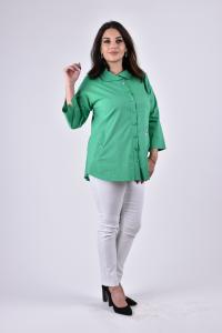 Еластична риза в зелен цвят /Универсален размер/ Модел:2565