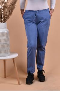 Макси панталон дънков син цвят /Универсален размер/ Модел: 1369