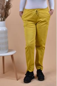 Летен панталон в свеж цвят горчица /Универсален размер/Модел:1991