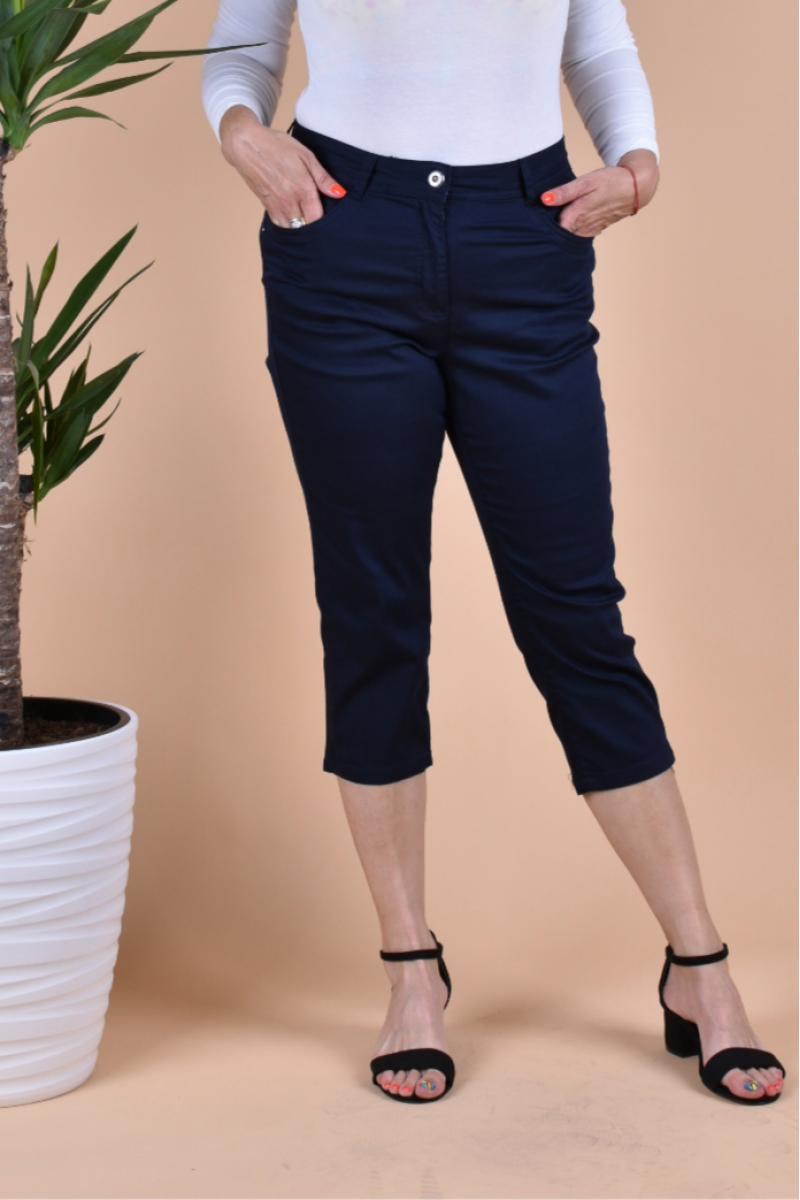 Макси панталон в тъмно синьо /размери 44,46,48,50,52,54/ Модел: 2192