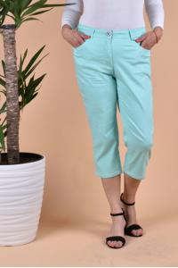 Летен макси панталон в цвят мента /размери 44,46,48,50,52,54/ Модел: 2191