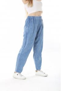 Летен панталон от памук в свободна кройка /размери:50,52,54,56/ Модел:2689
